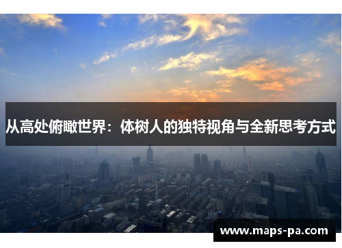 从高处俯瞰世界：体树人的独特视角与全新思考方式