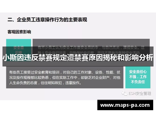 小斯因违反禁赛规定遭禁赛原因揭秘和影响分析