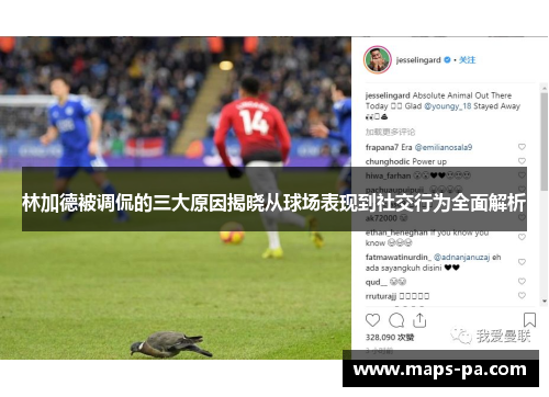 林加德被调侃的三大原因揭晓从球场表现到社交行为全面解析